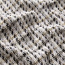 Grove jasstof glittergaren ruit – wit/beige,  thumbnail number 2
