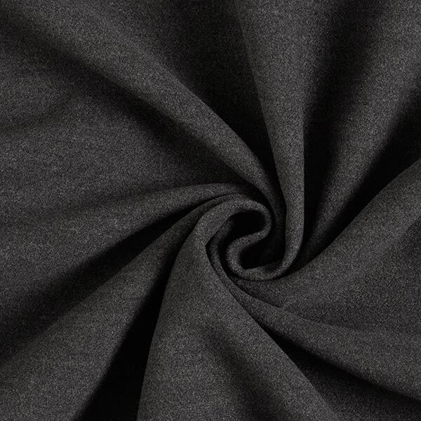 Mantelstof gerecycled polyester melange – anthraciet,  image number 1