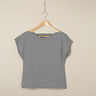 Katoenjersey smalle strepen – zwart/wit,  thumbnail number 6