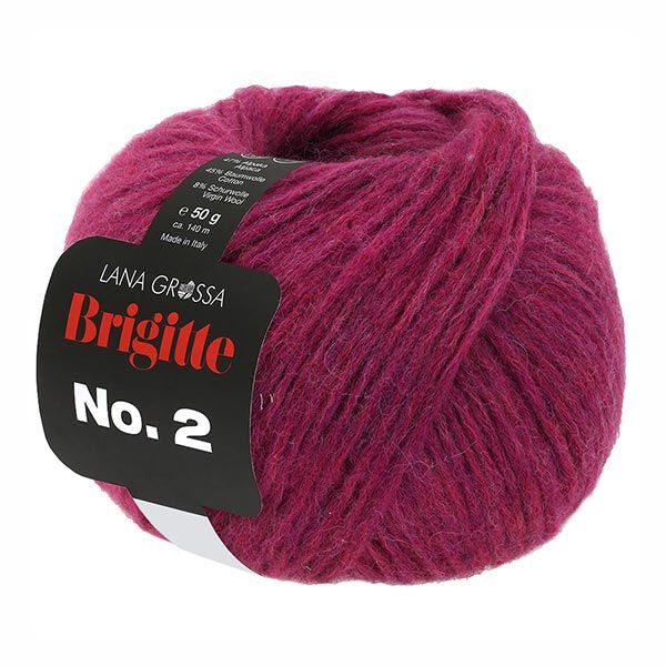 BRIGITTE No.2, 50g | Lana Grossa – roodviolet, image number 1