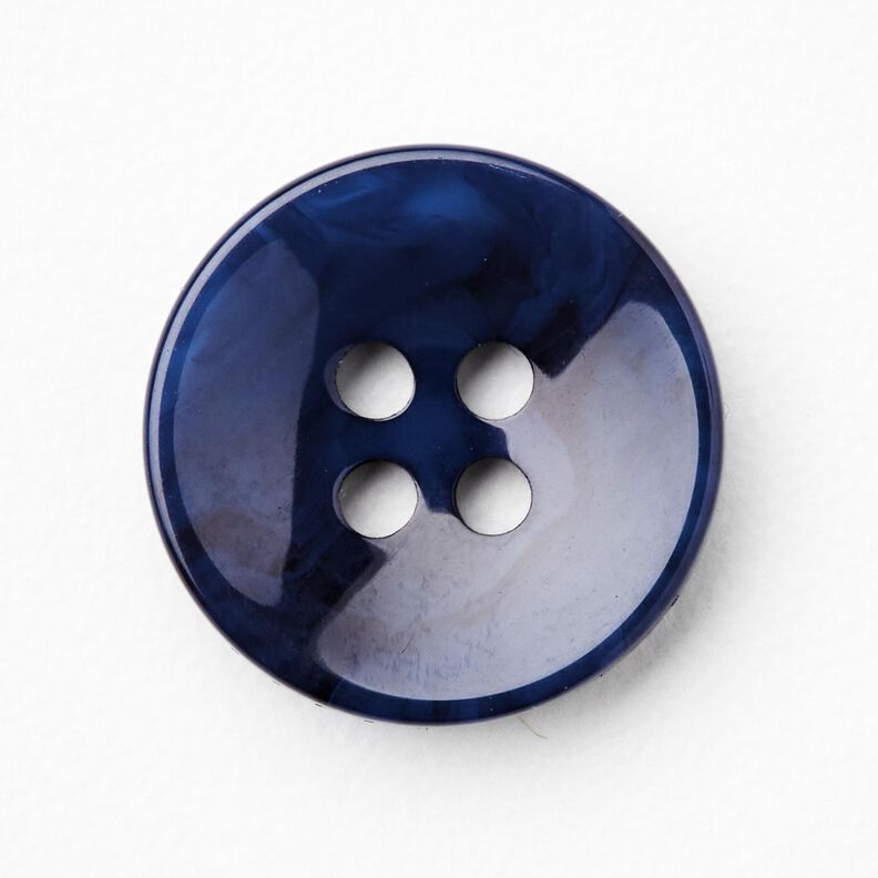 4-gats knoop gemarmerd [Ø 15 mm] – indigo,  image number 1