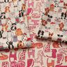 Decostof Half panama elegante katten – natuur/grijs,  thumbnail number 5