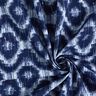 Katoenpopeline Ruiten en glitterdruppels – indigo/wit,  thumbnail number 3