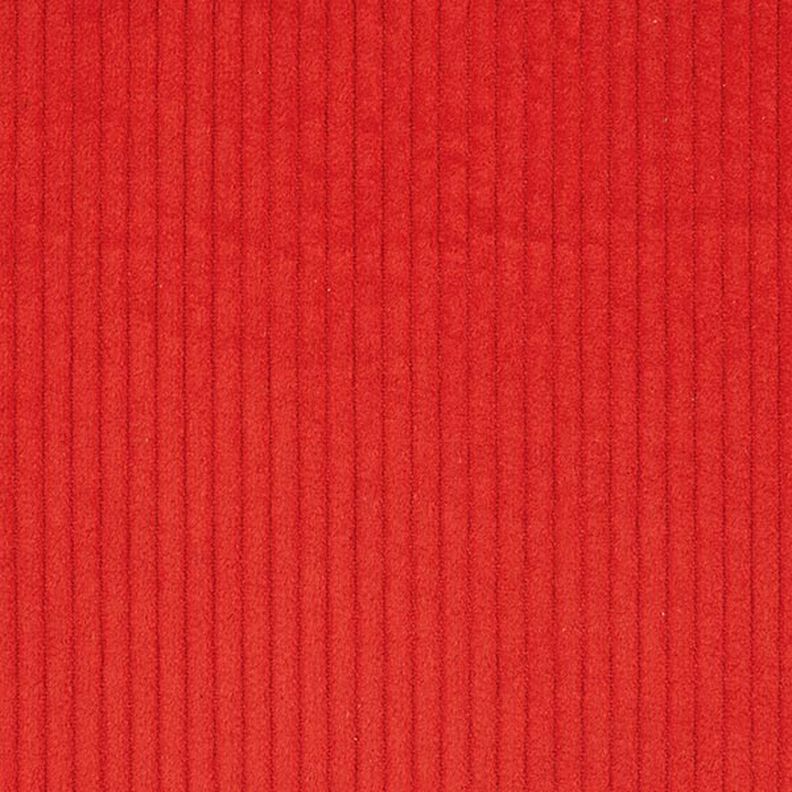 Brede rib voorgewassen Effen – signaalrood, image number 1