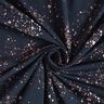 Katoenjersey Gouden vlekjes | Glitzerpüppi – zwart blauw/donker oudroze,  thumbnail number 3