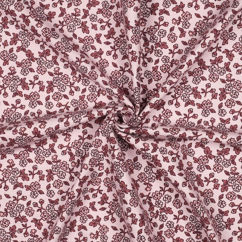 Katoenflanel Bloemetjes | Poppy Fabrics – roos/kaasjeskruid,  image number 3