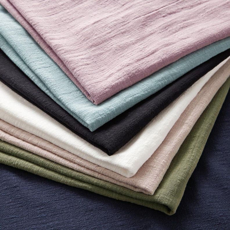 Katoenen stof linnenlook – lavendel,  image number 4