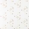 Fijne corduroy borduursels en paillettenbloemen – creme,  thumbnail number 1