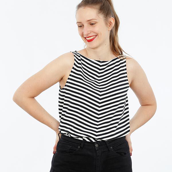 FRAU LIZZY - luchtige damestop, Studio Schnittreif  | XS -  XL,  image number 2