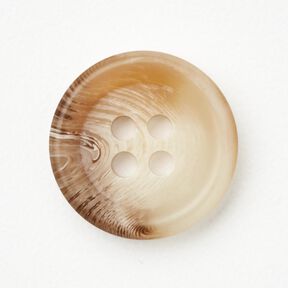 4-gats knoop rond [Ø 15 mm] – natuur/donkerbruin, 