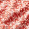 Katoenen stof Cretonne Abstracte bladeren – terracotta/ivoor,  thumbnail number 2