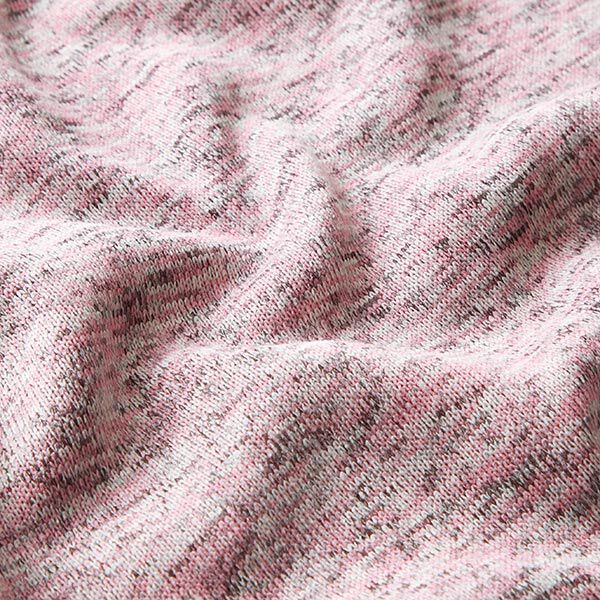 Fleece gebreid – roze/grijs, image number 2