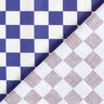 GOTS Katoenpopeline Schaakbordpatroon verloop | TCC x LOOKS by Wolfgang Joop – indigo/roodbruin,  thumbnail number 6