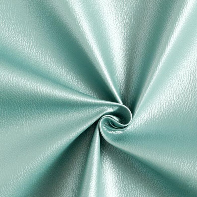 Imitatieleer metallic – mint,  image number 1