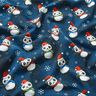 Katoenjersey Panda in kerstsfeer | Glitzerpüppi – nachtblauw/chili,  thumbnail number 2