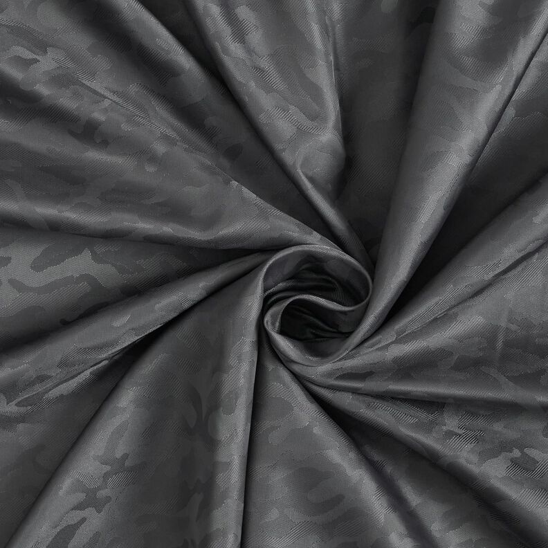 Voeringstof Jacquard Camouflage – donkergrijs,  image number 3
