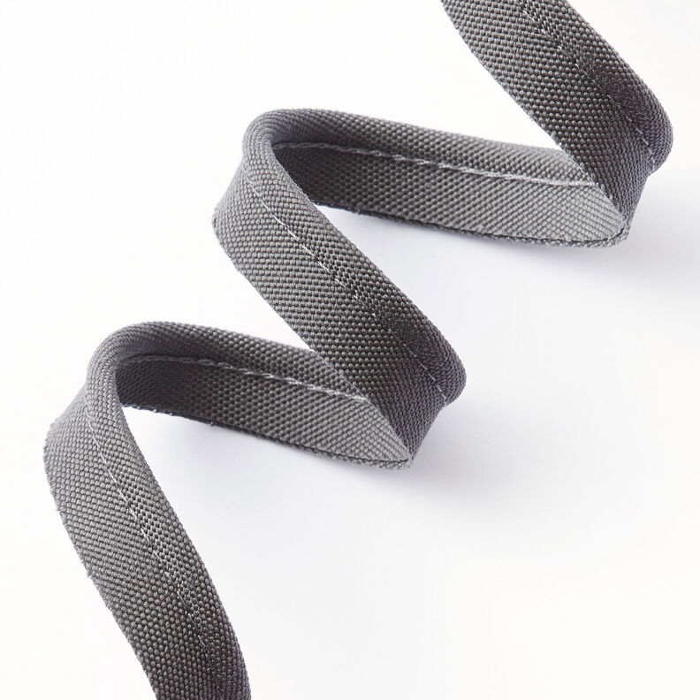Outdoor Paspelband [15 mm] – donkergrijs,  image number 2