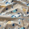 Katoenen stof Cretonne School vissen – taupe,  thumbnail number 2