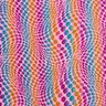 Foliejersey regenboogstippen – roze,  thumbnail number 1