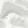 Mousseline/dubbel gehaakte stoffen Los borduursel Bloemen – wit,  thumbnail number 2
