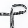 Biasband Stippen [18 mm] – zwart,  thumbnail number 2