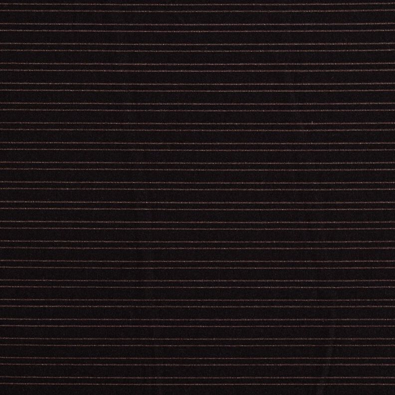 Etskant jersey strepen – zwart,  image number 1