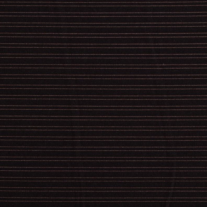 Etskant jersey strepen – zwart,  image number 1