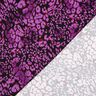 viscose stretch luipaardprint digitale print – zwart/roodlila,  thumbnail number 4