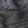 Transparante plissé glitterstrepen – zwart,  thumbnail number 2