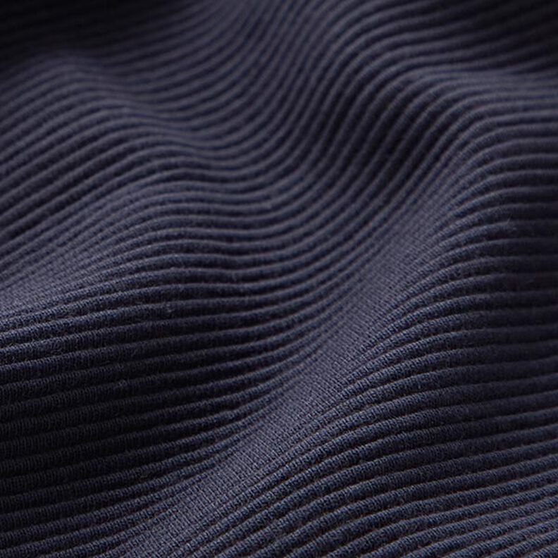 Ottomaanse ribjersey effen – marineblauw,  image number 3
