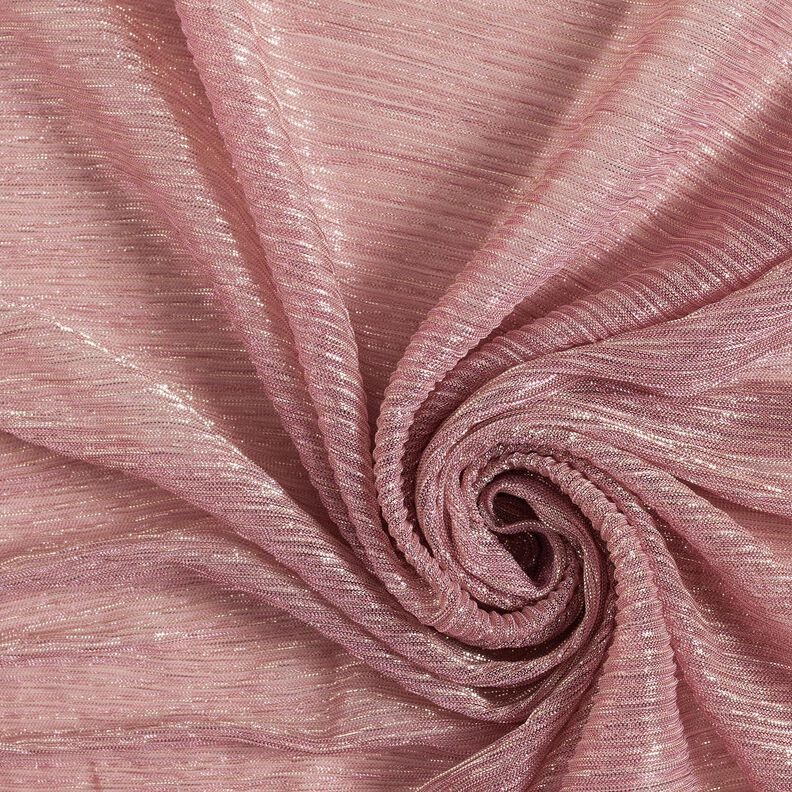Transparante plissé glitterstrepen – roze,  image number 3