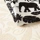 Chenille-Jacquard Barok jungle – zwart/ecru,  thumbnail number 5