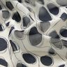 Chiffon abstracte cirkels – wit/zwart,  thumbnail number 2