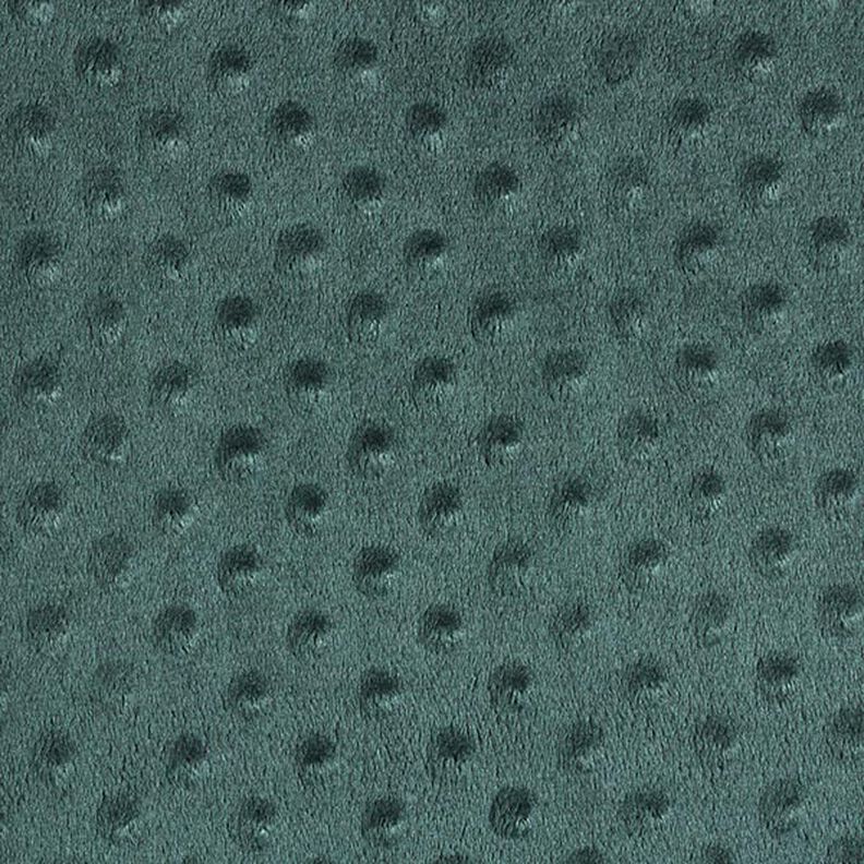 Gezellige fleece reliëfpunten – donkergroen,  image number 1