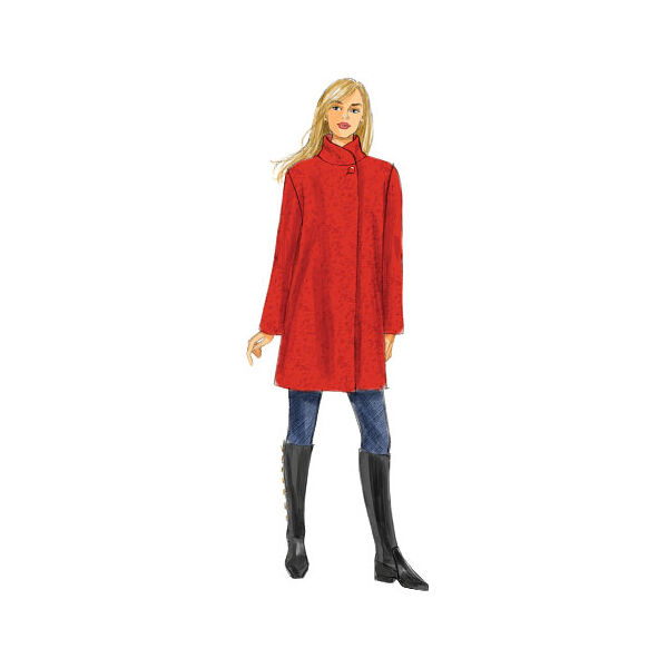 Mantel, Butterick 6107|32 - 40|42 - 50, image number 4