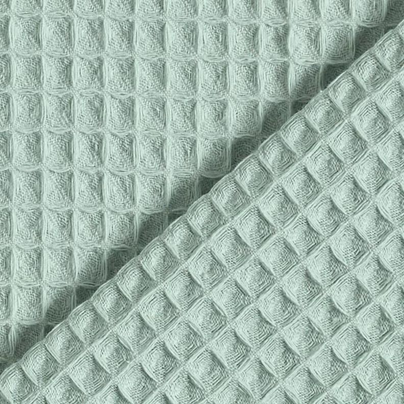 Wafelpiqué – mint,  image number 3