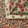 Decostof Gobelin Retrobloemen – lichtbeige/koper,  thumbnail number 7