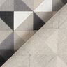 Decostof Half panama ruitenpatroon retro – grijs/zwart,  thumbnail number 4
