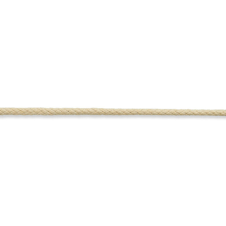 Katoenen koord [Ø 3 mm] – lichtbeige,  image number 2