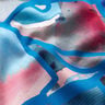 Katoensatijn Resonate Neon | Nerida Hansen – blauw,  thumbnail number 2