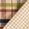 Mantelstof doubleface ruit – beige/bruin,  thumbnail number 5