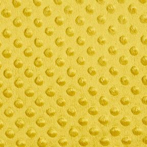 Gezellige fleece reliëfpunten – currygeel, 