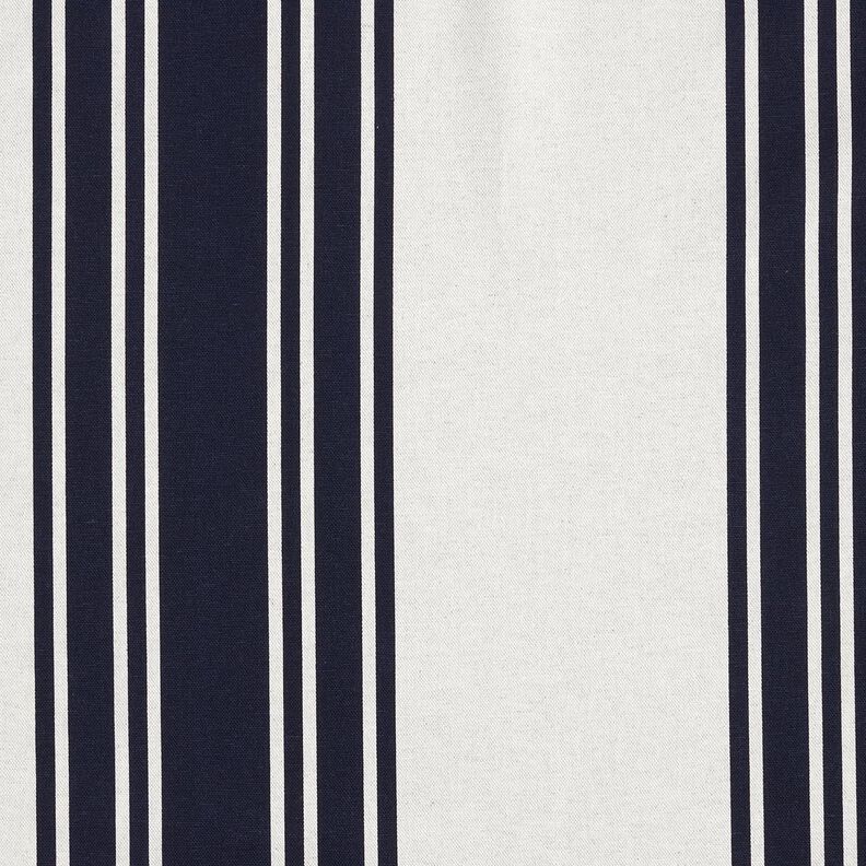 Decostof Panama Blokstrepen – zwart blauw/nevelgrijs, image number 1