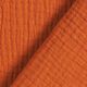 GOTS Mousseline/dubbel gehaakte stoffen | Tula – terracotta,  thumbnail number 5
