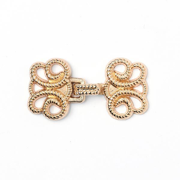 Metalen sluiting passement -goud metalen,  image number 1