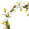 Deco bloemenkrans met bessen [Ø 10 cm/ 16 cm] – wit/groen,  thumbnail number 2