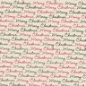 Katoenen stof Cretonne Merry Christmas – natuur/karmijnrood,  thumbnail number 1