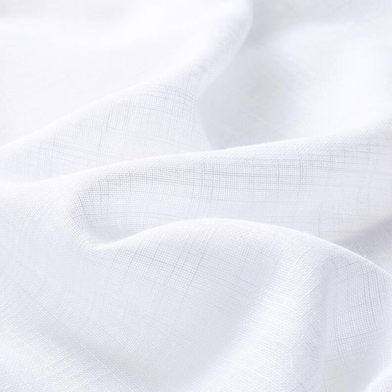Gordijnstof voile linnenlook 300 cm – wit,  image number 2