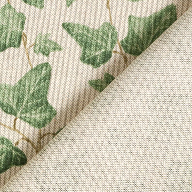 Decostof Half panama Klimop – natuur/groen,  image number 4