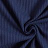 Katoenen wafel jersey effen – marineblauw,  thumbnail number 1
